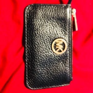 Michael kors  key ring pouch  all leather